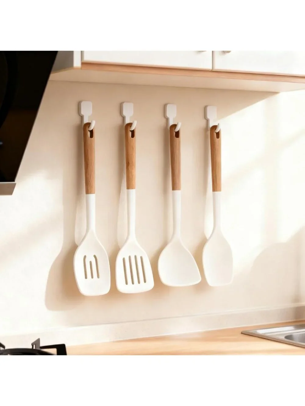 4-Piece Silicone Cooking Utensil Set - Non-Stick, Heat-Resistant, BPA-Free